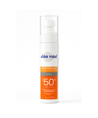 Protector Solar Facial Y Corporal Elán Vital Fps50 X100gr