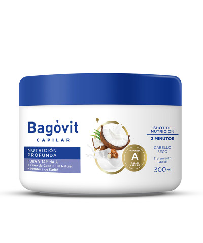Tratamiento Capilar Bagovit Nutrición Profunda X 300 Ml