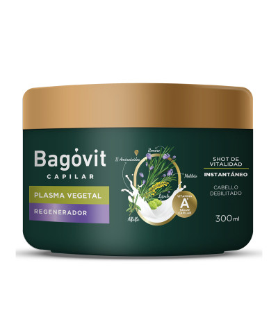 Mascara Capilar Bagovit Plasma Vegetal X300ml