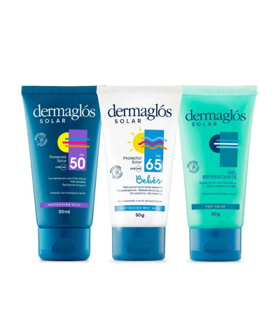Kit Familiar Mini Protector Dermaglós  + Post Solar 50g