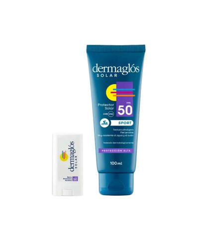 Kit Dermaglós Protector Solar Sport FPS 50 + Barra