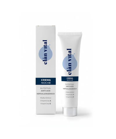 Crema Facial Elán Vital Piel Seca De Noche X 40 Gr