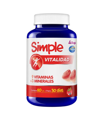 Suplemento Simple Vitalidad X 60 Caps