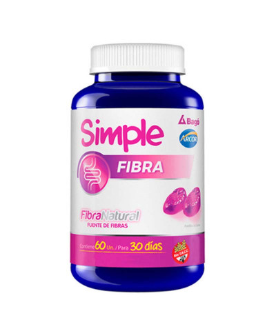 Suplemento Simple Fibra X 60 Caps
