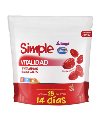 Suplemento Simple Vitalidad X 28 Caps
