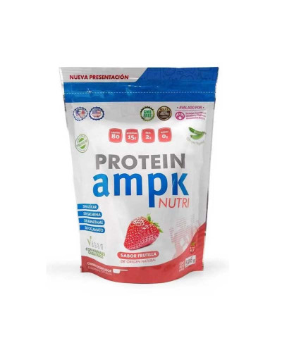 Proteína Vegana Ampk Sabor Frutilla X 506 Gr