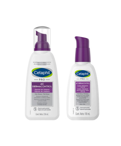 Rutina De Cuidado Diario Cetaphil Para Piel Grasa Con Tendencia Acnéica