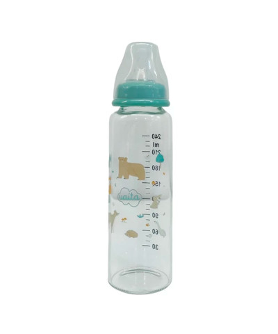 Vaita 2023 Mamadera Vidrio Boca Chica 240ml