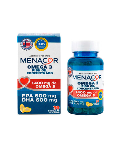 Menacor Omega 3 Concentrado X30 1400 Mg.
