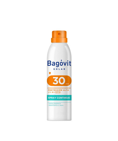 Protector Solar Bagóvit Spray Continuo FPS 30+ X 170 Ml
