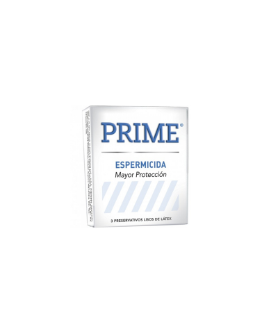 Preservativos Prime Con Espermicida Mayor Protección X 3 Unid