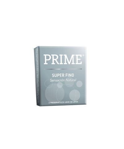 Preservativos Prime Súper Finos Sensación Natural X 3 Unid