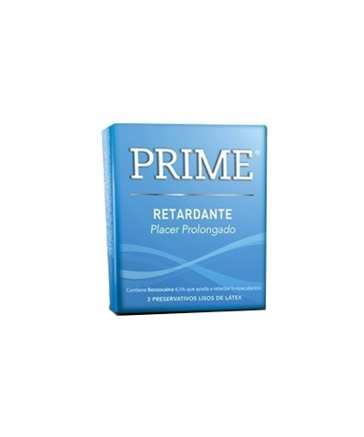 Preservativos Prime Retardante Placer Prolongado X 3 Unid