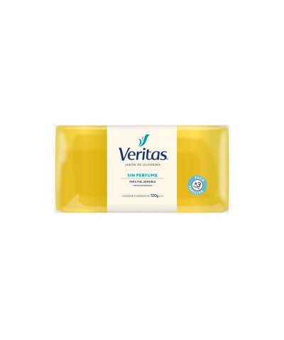 Jabón Veritas De Glicerina Sin Perfume X 3 Unid