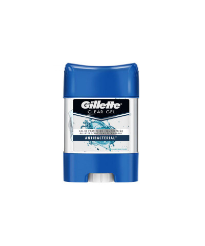Clear Gel Gillette Antitranspirante Barra Cool Wave X 82 Gr