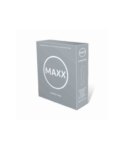 Preservativos Maxx Super Finos X 3 Unid