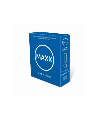 Preservativos Maxx Super Lubricados X 3 Unid