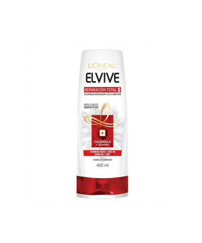 Acondicionador Elvive Loreal Reparación Total 5 X 400 Ml