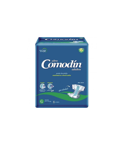 Pañales Comodín Anatómicos Adulto Talle Grande X 8 Unid