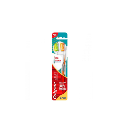 Cepillo Dental Colgate Slim Soft Ultra Suave X 2 Unid