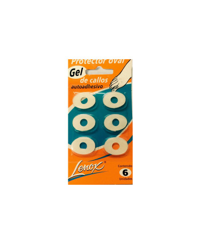 Protector De Callos Lenox Oval Tamaño Unico X 6 Unid