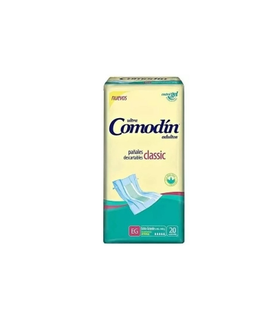 Pañales Comodín Clásicos Adulto Extra Talle Grande X 20 Unid
