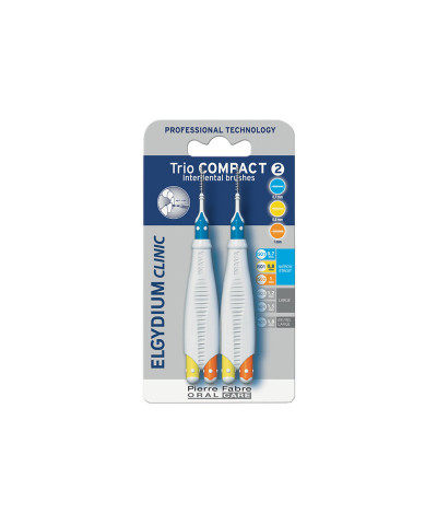 Cepillo Interdental Elgydium Clinic Trio Compact 2 Narrow Mixed