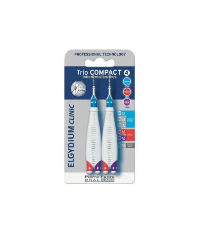 Cepillo Dental Elgydium Trio Compact Large Mixed X 2 Unid