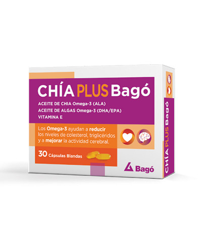 Suplemento Chía Plus Bagó X 30 Caps
