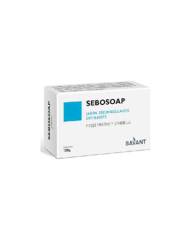 Sebosoap Pack X2 Jabón Seborregulador Exfoliante 100 G