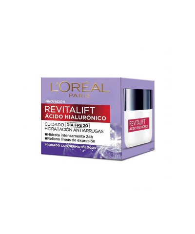Crema Facial Loreal Paris Revitalift Acido Hialulrónico De Día X 50 Ml