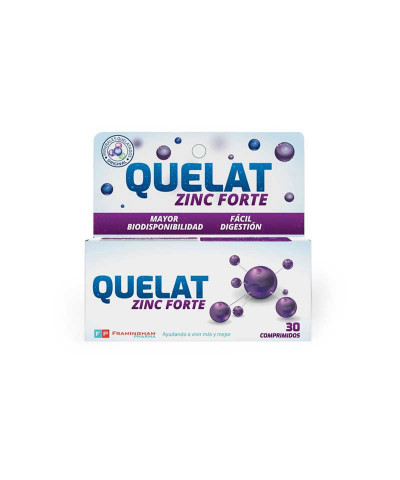 Suplemento Quelat Zinc Forte X 30 Comp