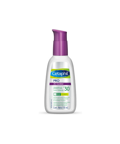 Protector Solar Cetaphil Control Hidratante Facial FPS 30+ X 118 Ml