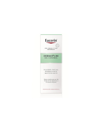 Dermo Pure Oil Eucerin Control Fluido Hidratante Matificante X 50 Ml