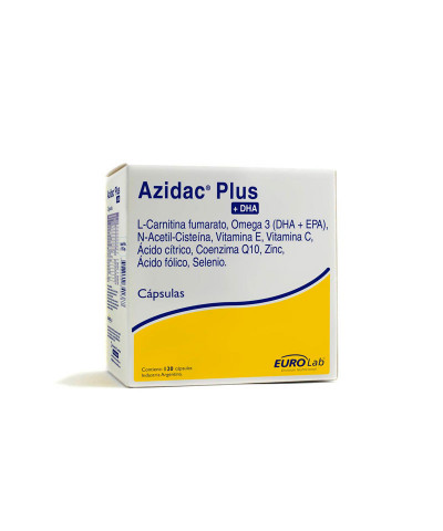 Suplemento Azidac Plus X 120 Caps