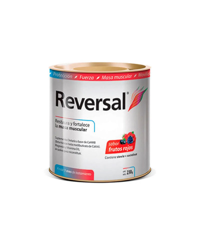 Suplemento Reversal Sabor Frutos Rojos Lata X 230 Gr