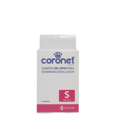 Guantes Coronet Chico De Látex X 10 Unid