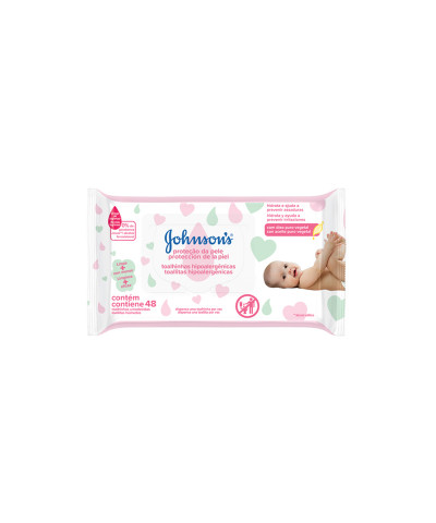Toallitas Johnson's Extra Cuidado X 48 Unid
