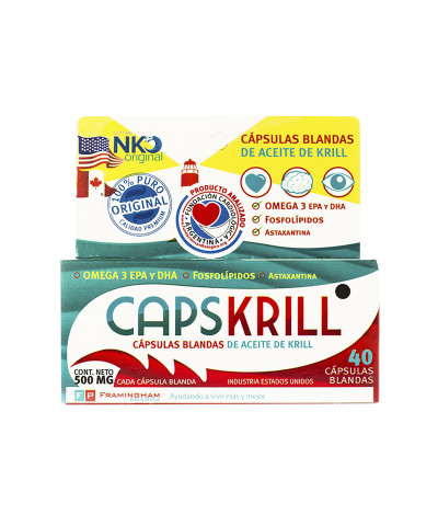 Suplemento Capskrill X 40 Caps