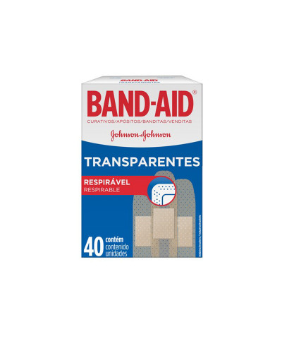 Apósitos Adhesivos Band-aid Transparentes X 40 Unid