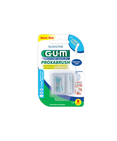 Repuestos Gum Cepillos Interdentales Proxabrush X 1,6 Mm X 8 Unid
