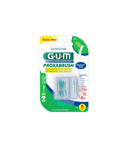 Repuestos Gum Cepillos Interdentales Proxabrush 1.1 Mm X 8 Unid