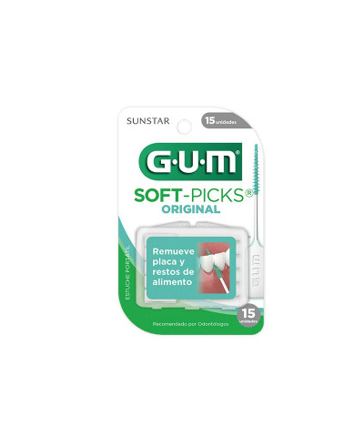 Palillos Interdentales Gum Soft Picks Suave X 15 Unid