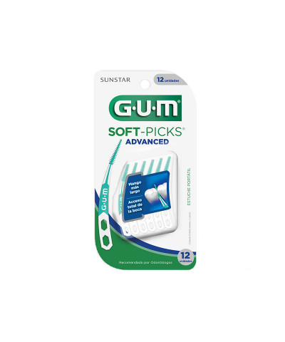 Palillos Interdentales Gum Soft-Picks Advanced X 12 Unid