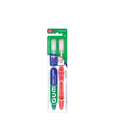Cepillo Dental Gum Technique Daily Clean Suave 535 X 2 Unid