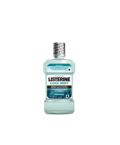 Enjuague Bucal Listerine Zero Alcohol Cool Mint X 250 Ml