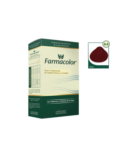 Kit De Coloración FarmaColor Tono 6.6 Rojo