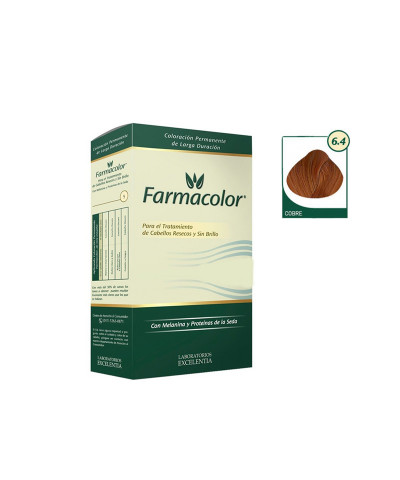 Kit De Coloración FarmaColor Tono 6.4 Cobre