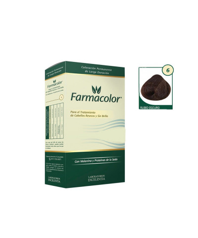 Kit De Coloración FarmaColor Tono 6 Rubio Oscuro