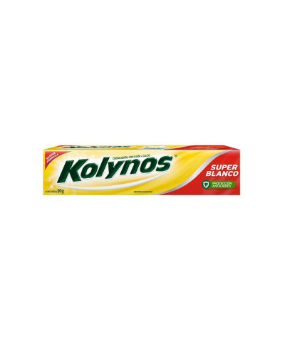 Crema Dental Kolynos Súper Blanco Con Calcio X 90 Grs
